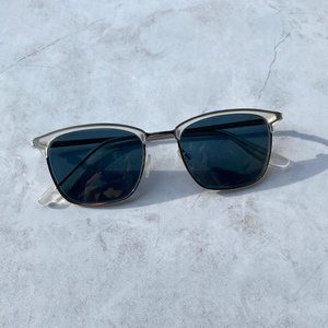 Barton Perreira “Atkins” Sunglasses in Silver